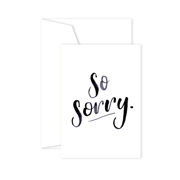 So Sorry
